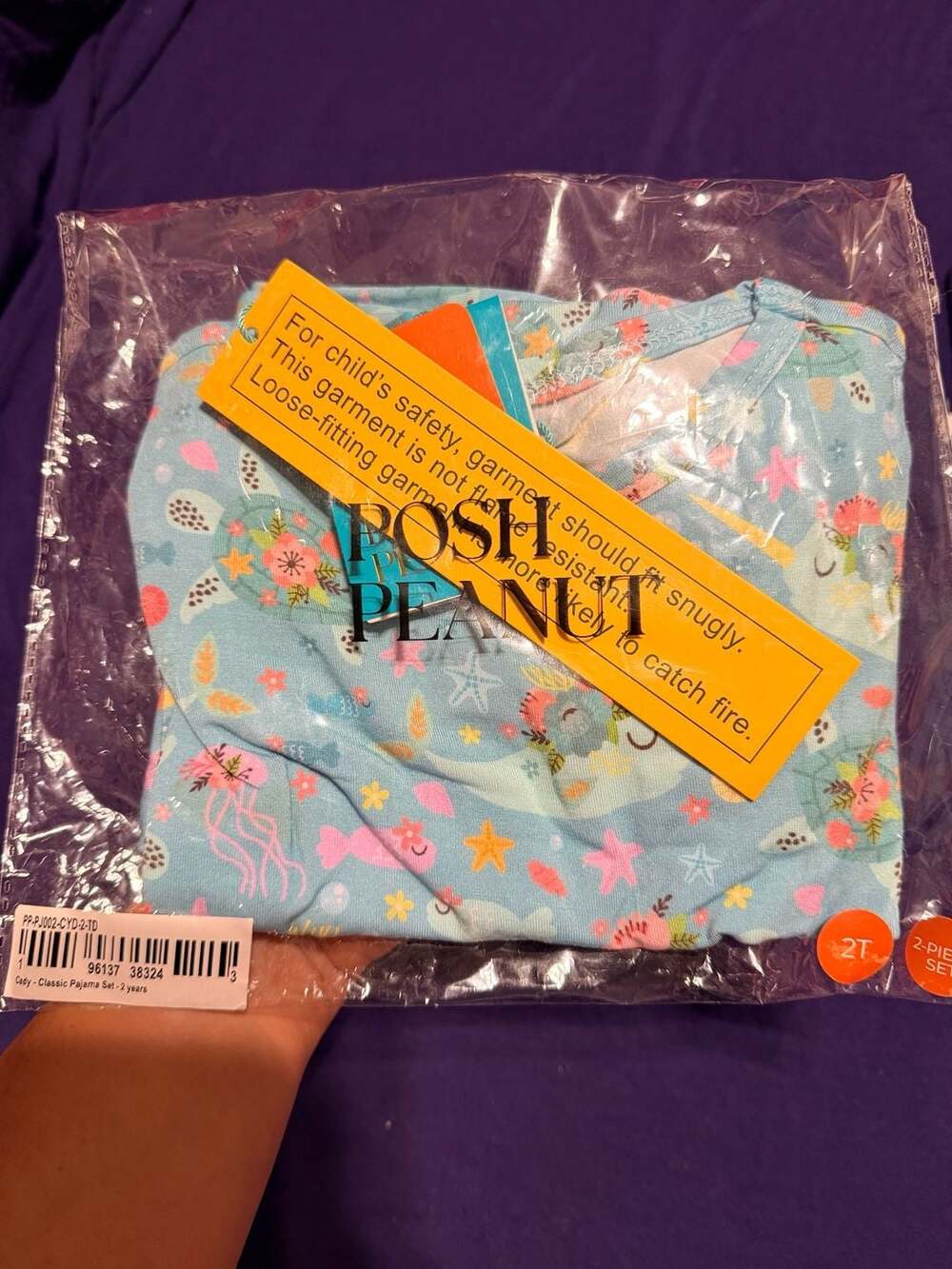 NEW Posh Peanut Cady Classic Pajama Set 2T